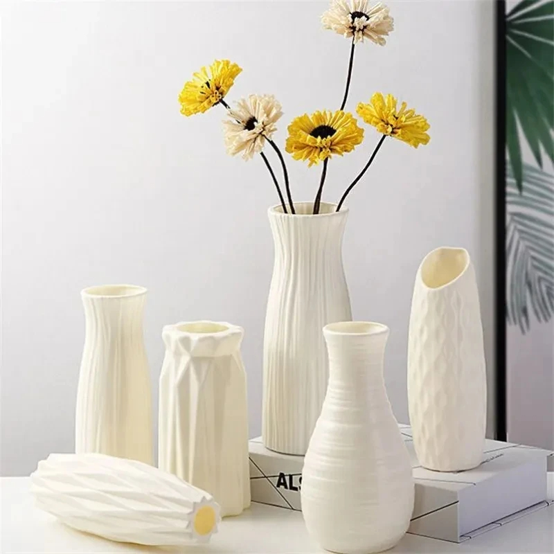 Badminton Live - 1pc Nordic Plastic Vase Simple Small