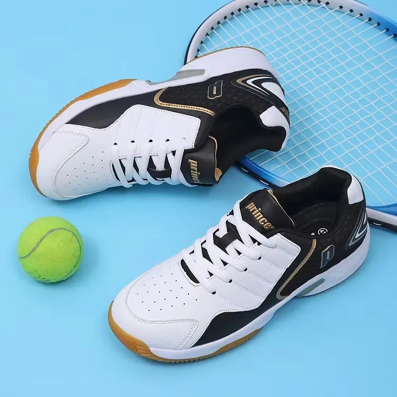Badminton Shoes - Professional Men Women Leather Badminton shoes