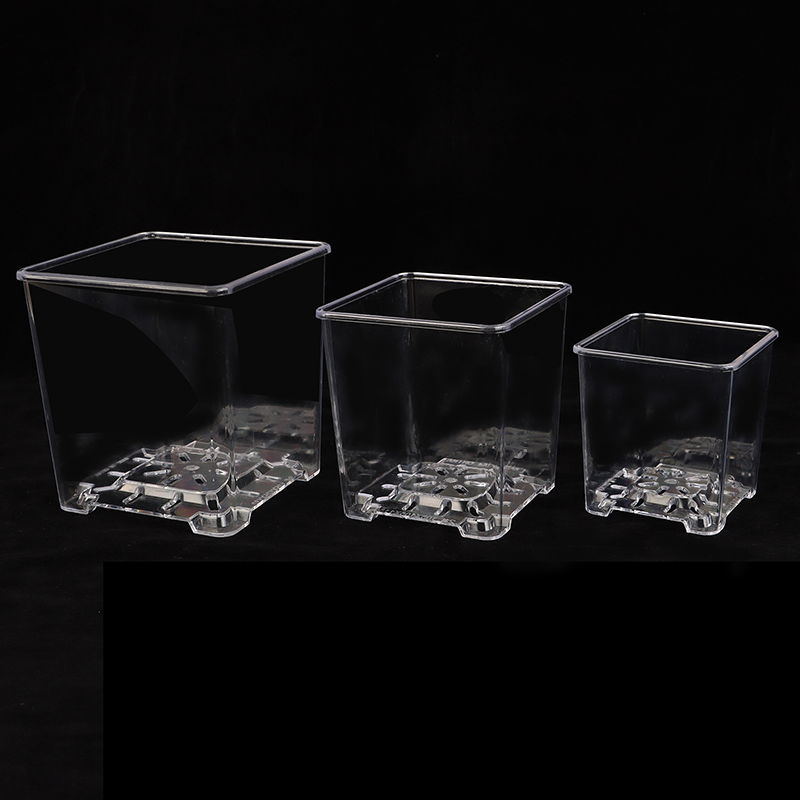 Badminton Live - 3 Size Square Transparent Acrylic Flower