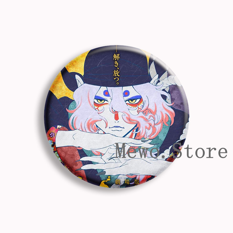 Mononoke Anime Soft Button Pin - Badminton Meme review and price