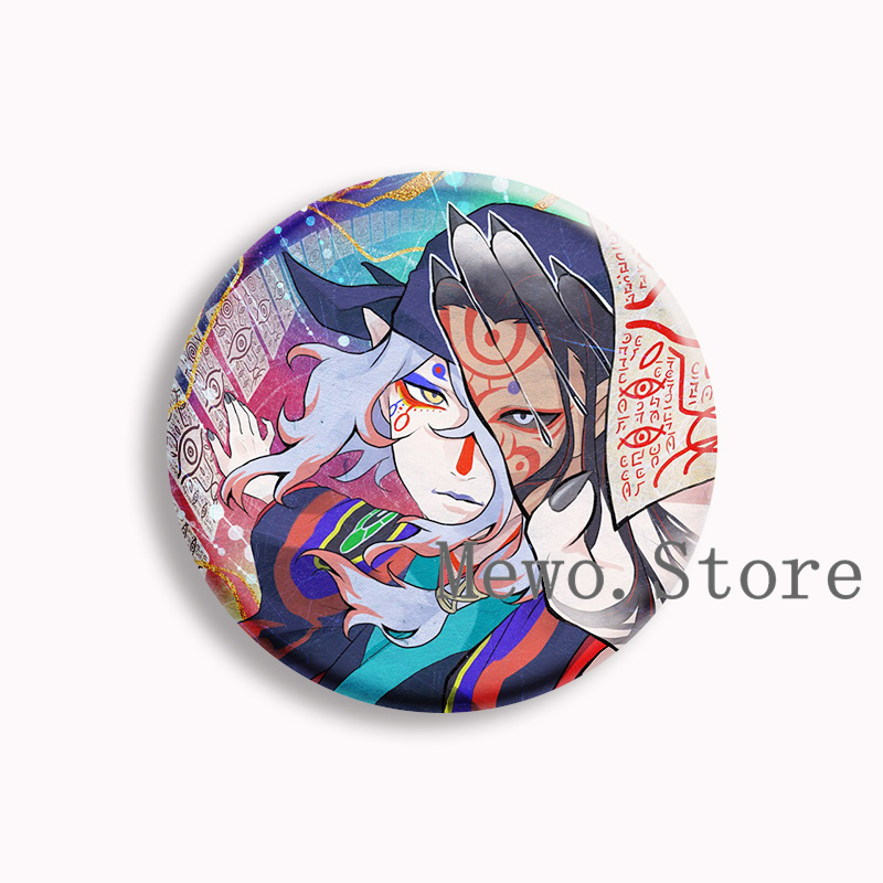 Mononoke Anime Soft Button Pin - Badminton Meme review and price