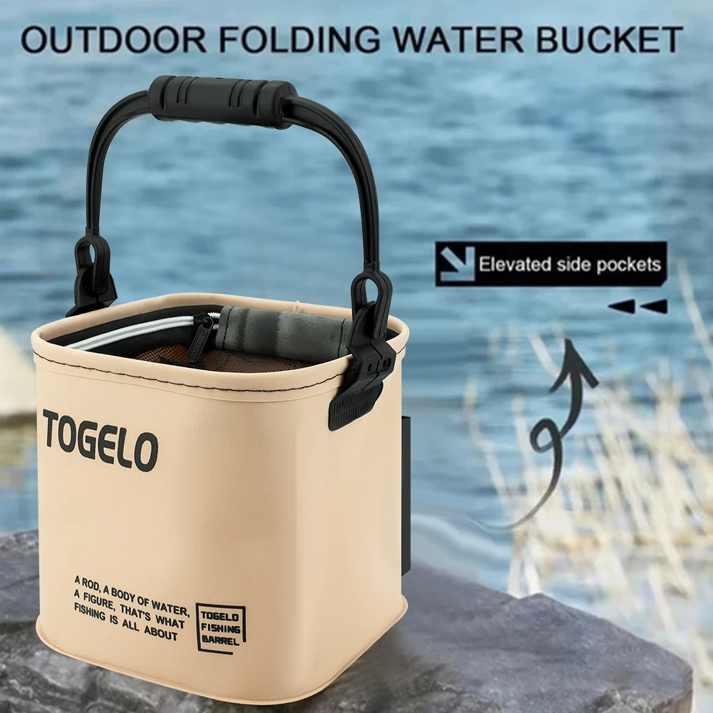Outdoor Fishing Bucket Foldabl - Badminton Live review and price