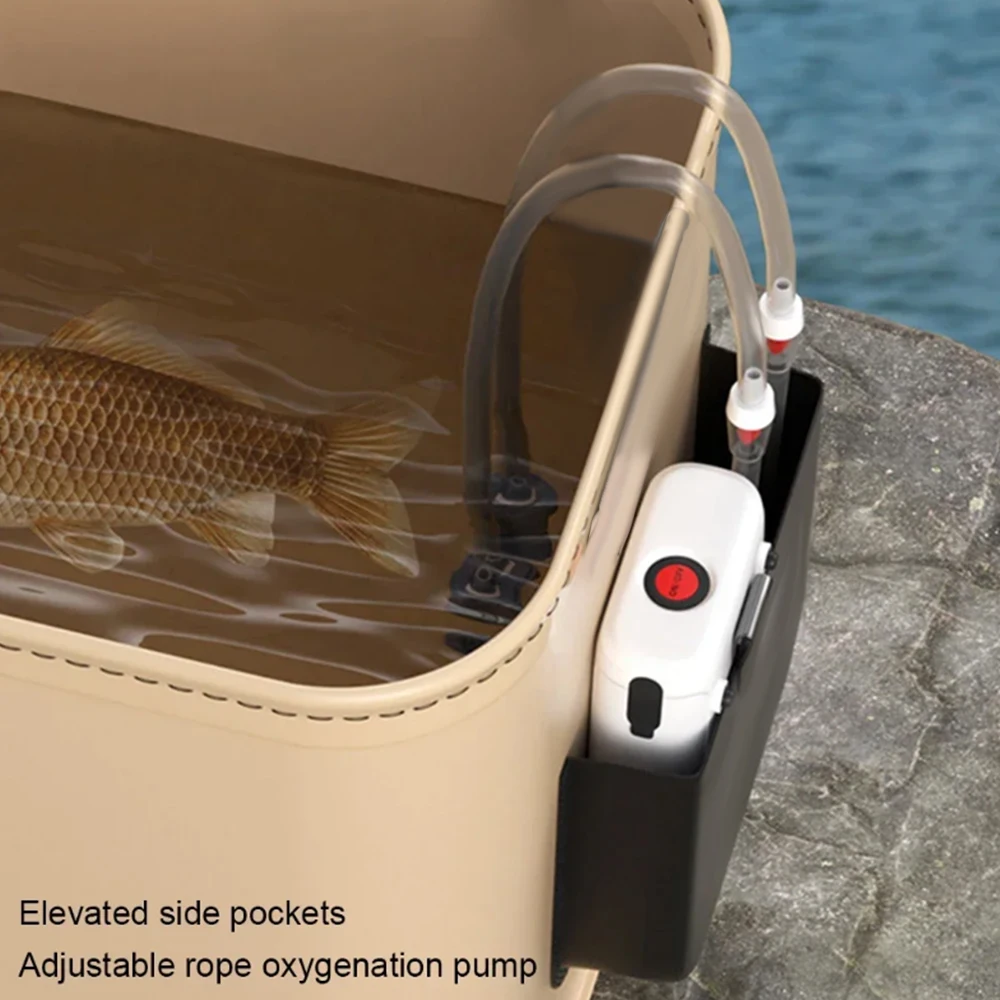 Outdoor Fishing Bucket Foldabl - Badminton Live review and price