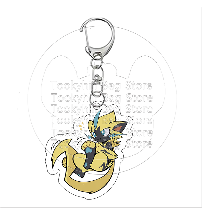 Zeraora  Acrylic Keychain Q Ve - Badminton Meme review and price