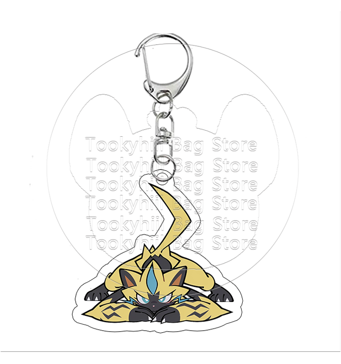 Zeraora  Acrylic Keychain Q Ve - Badminton Meme review and price