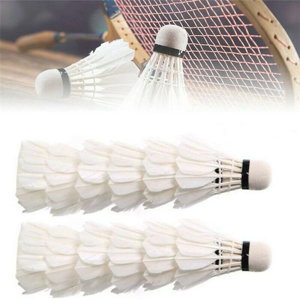 3/6/12Pcs New White Badminton  - Badminton Bwf review and price