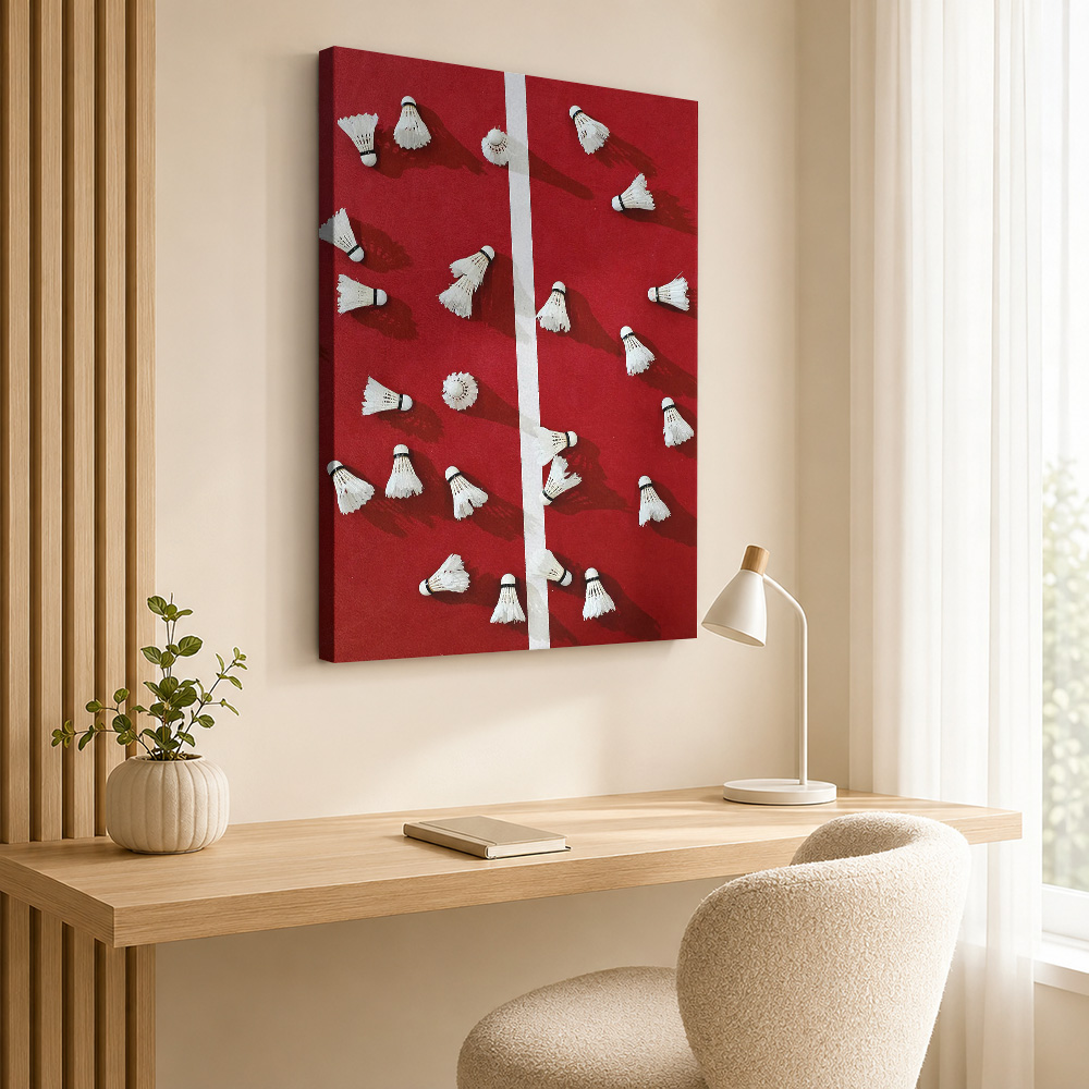 Badminton Shuttlecocks Framed  - Badminton Photo review and price