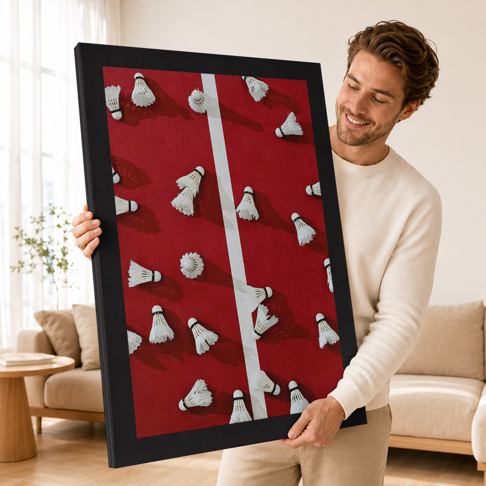 Badminton Shuttlecocks Framed  - Badminton Photo review and price