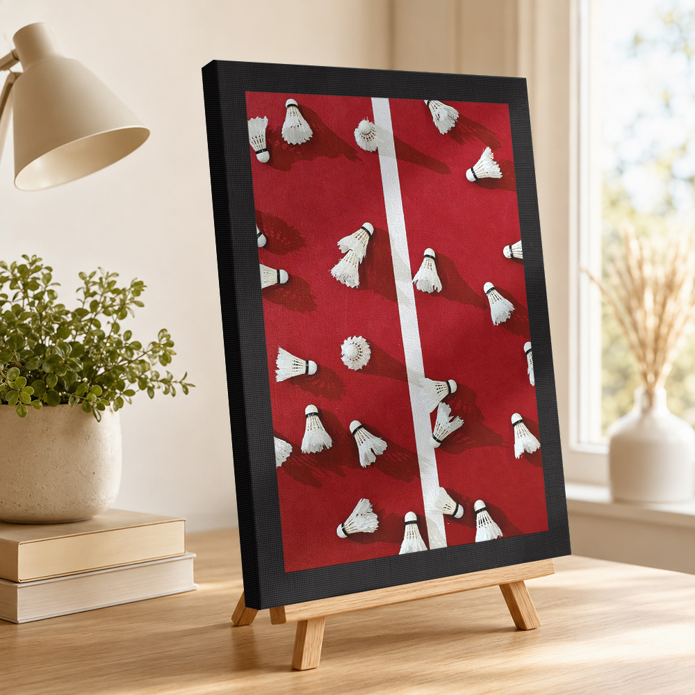 Badminton Shuttlecocks Framed  - Badminton Photo review and price