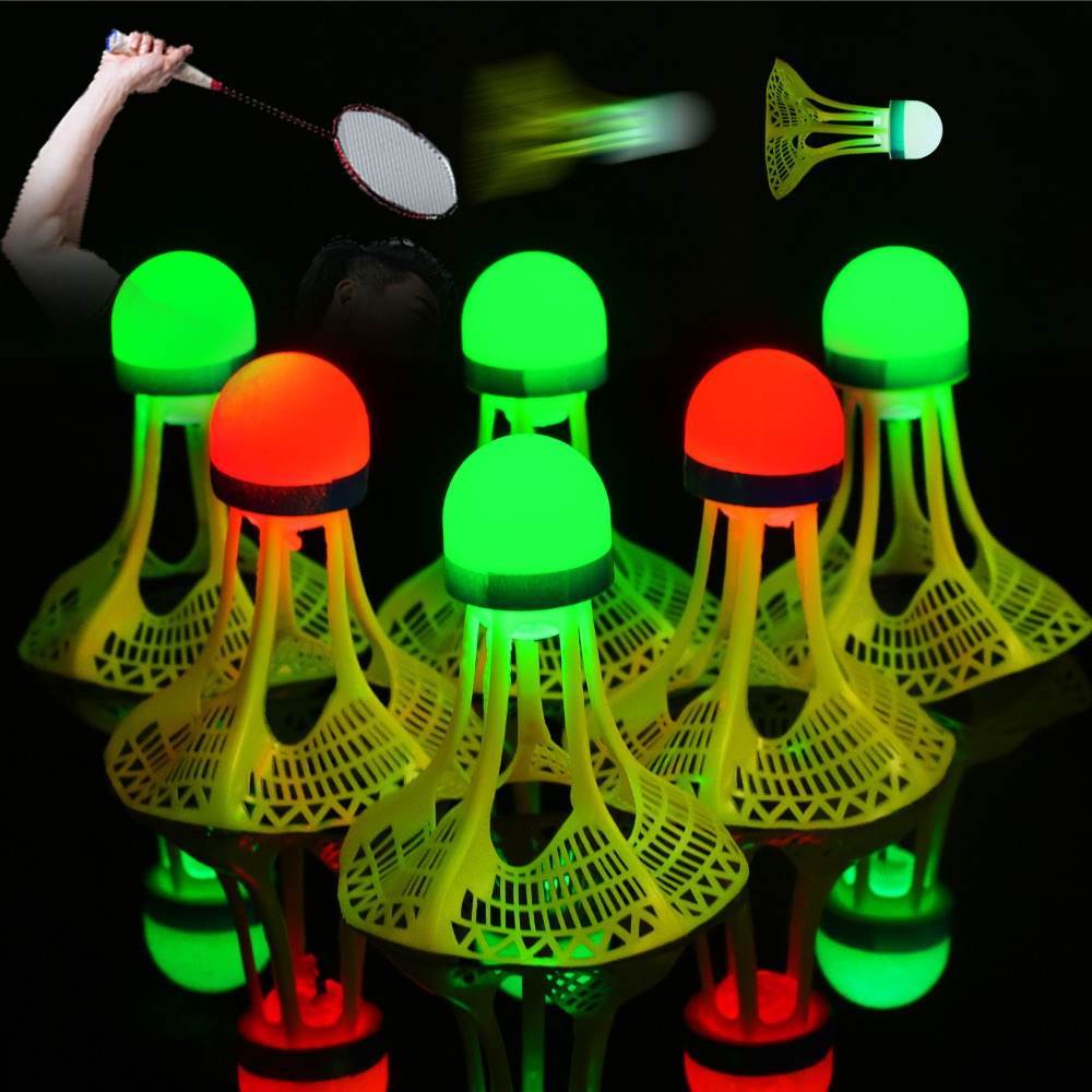12-1pcs LED Light-up Badminton - Badminton Bwf review and price