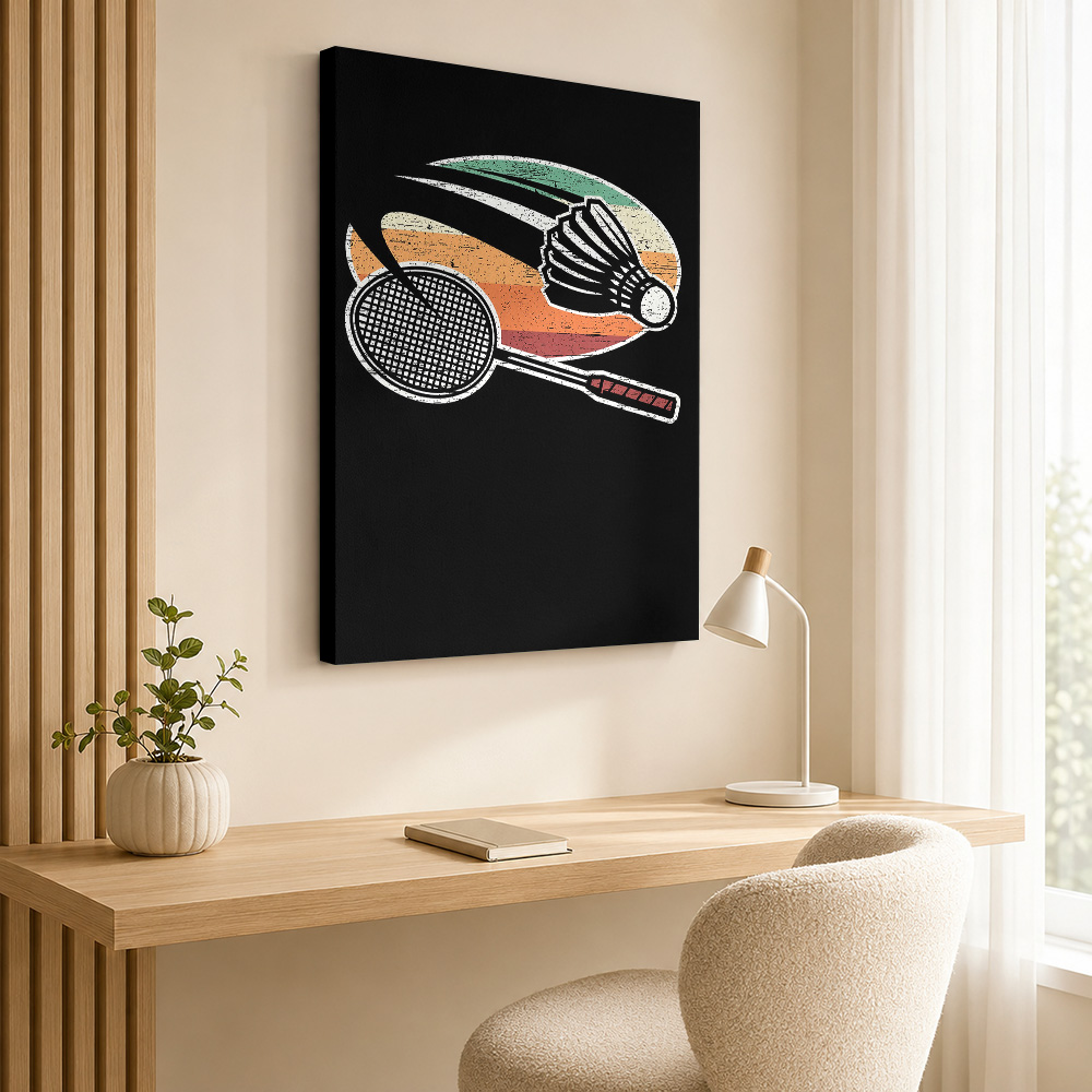 Badminton Canvas Painting Post - Badminton Photo review and price