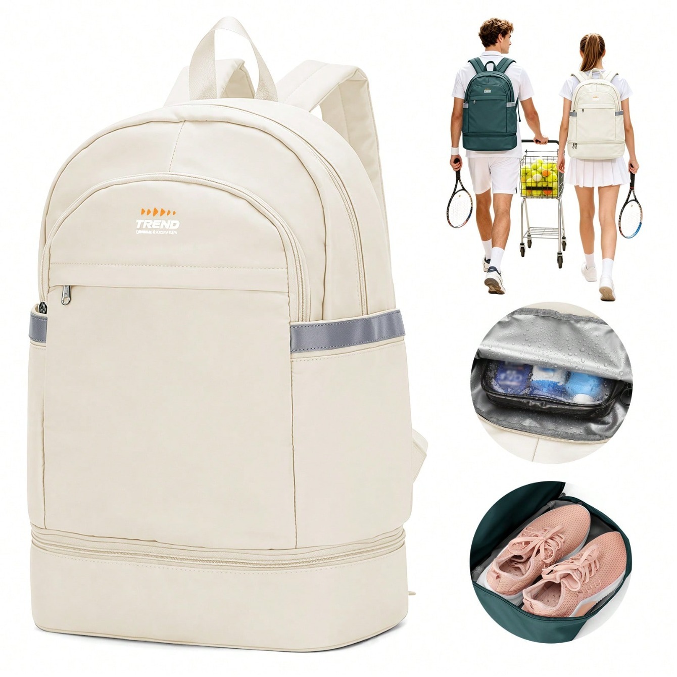 Casual Women's Backpack, Minim - Badminton Shoes review and price