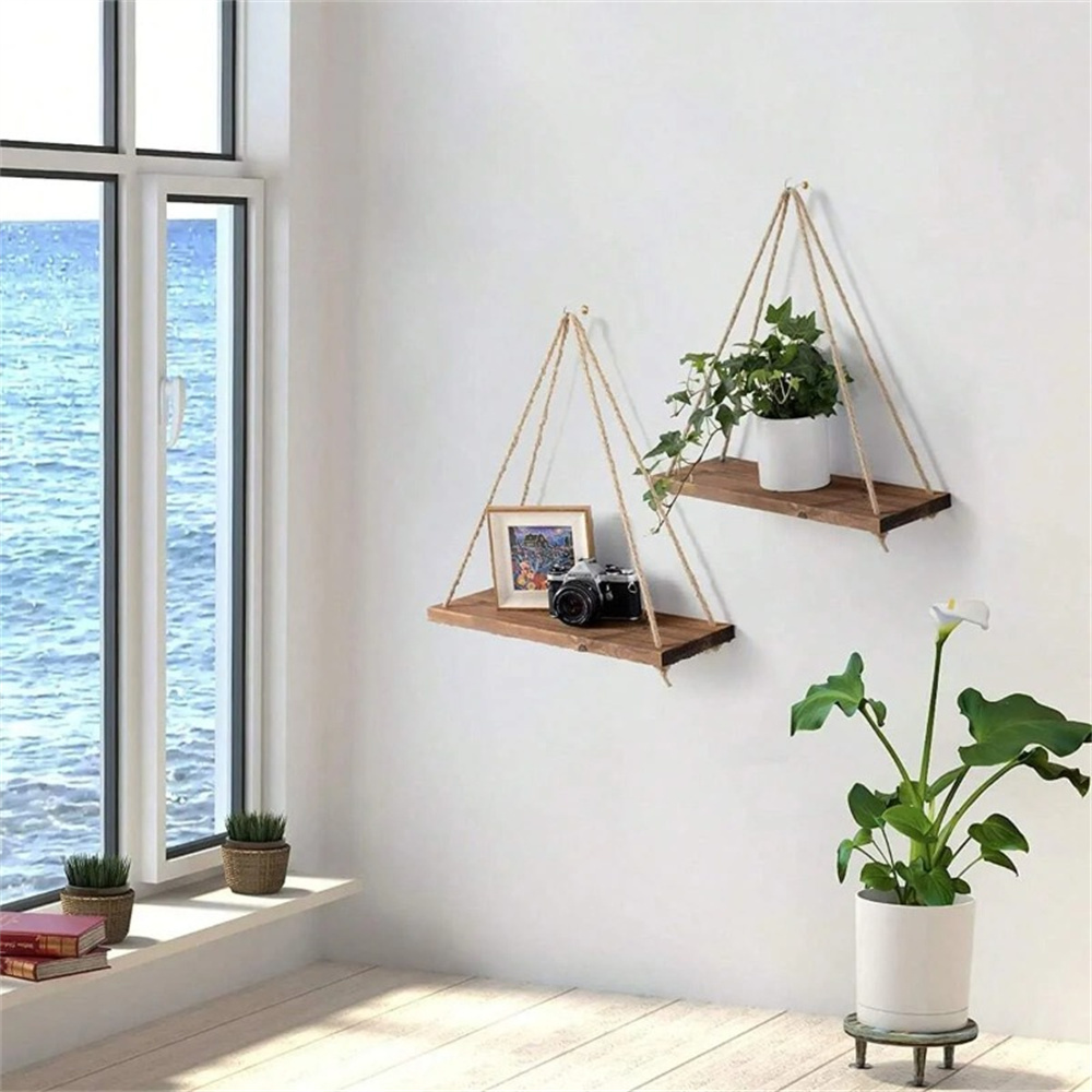 1Set Wood Hanging Shelves Swin - Badminton Live review and price