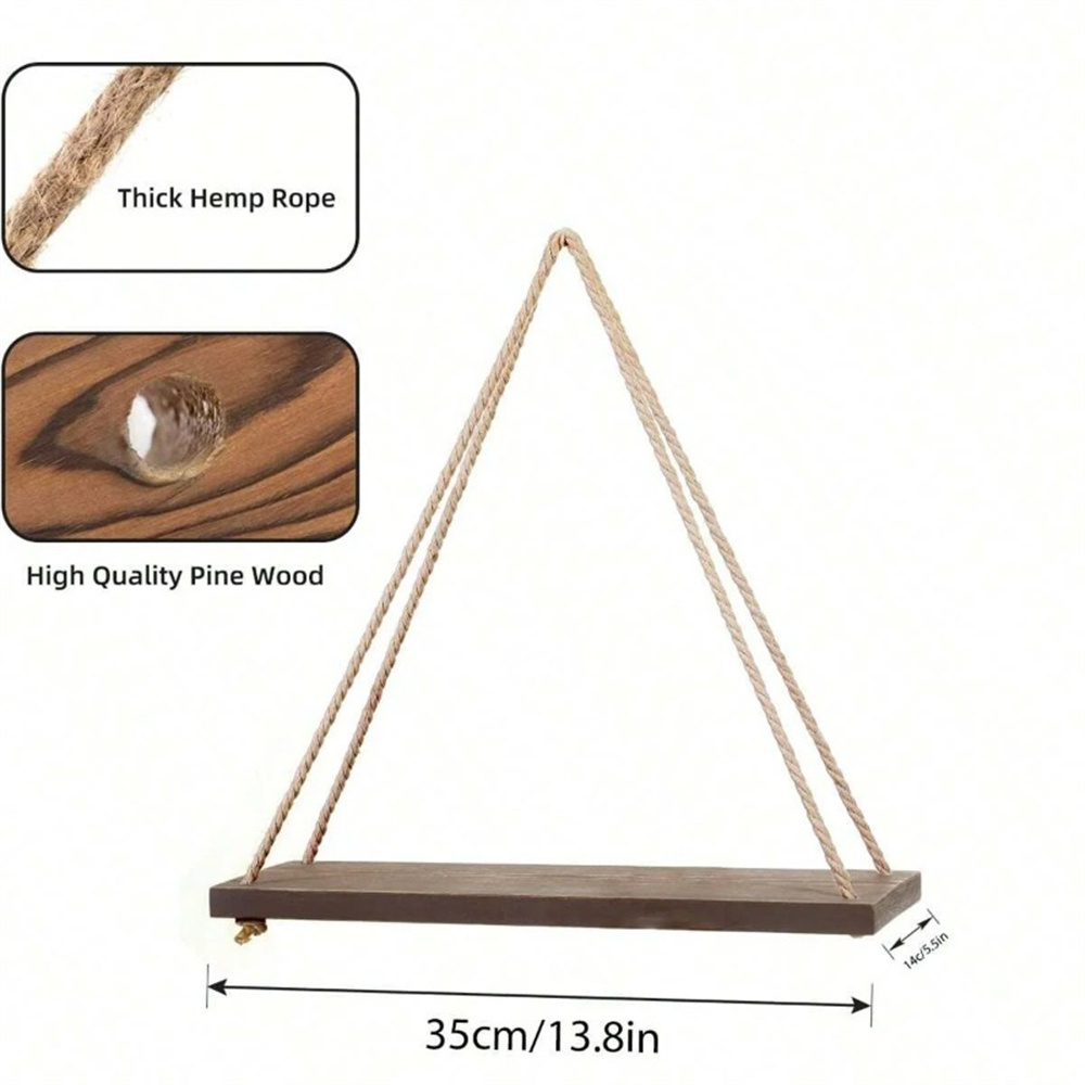 1Set Wood Hanging Shelves Swin - Badminton Live review and price