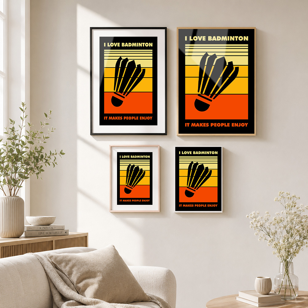 Badminton Metal Poster With Al - Badminton Photo review and price