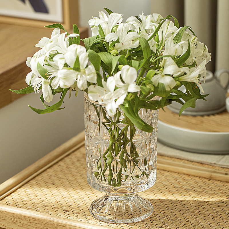 Embossed Vase Glass Crystal Ne - Badminton Live review and price