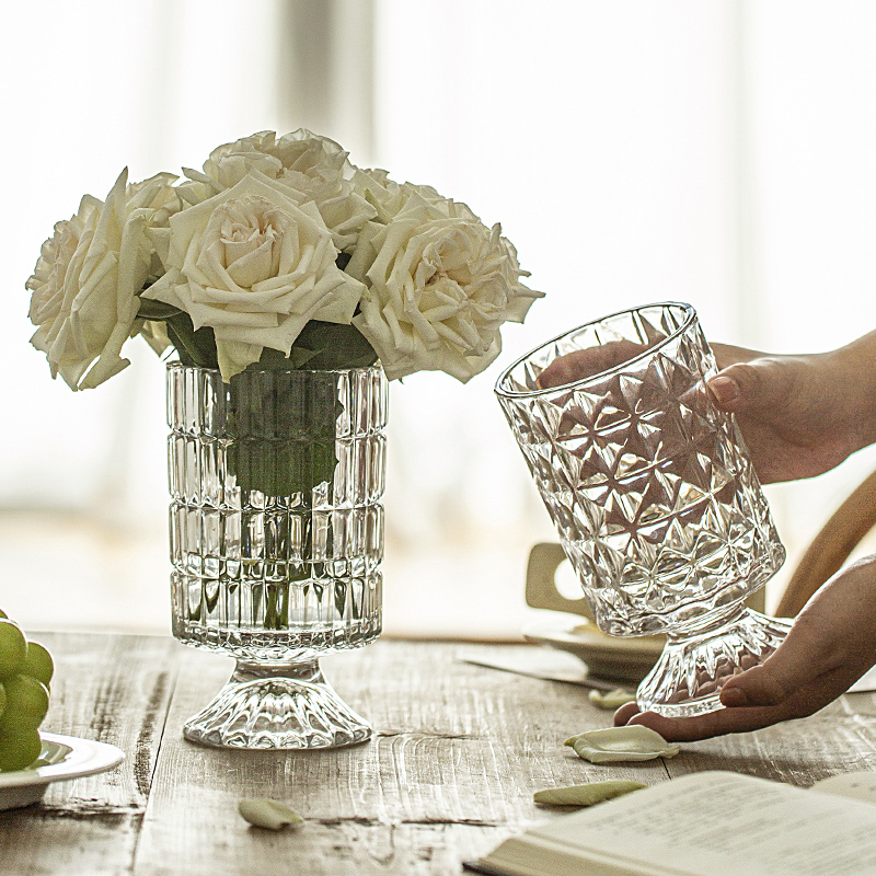 Embossed Vase Glass Crystal Ne - Badminton Live review and price