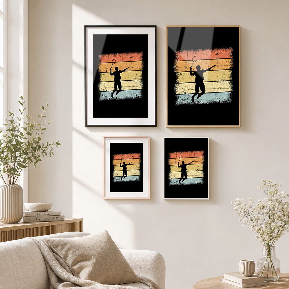 Badminton Retro Framed Aluminu - Badminton Photo review and price