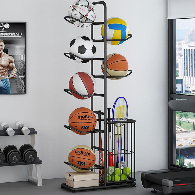 Sports Ball Storage Rack Baske - Badminton Bwf review and price