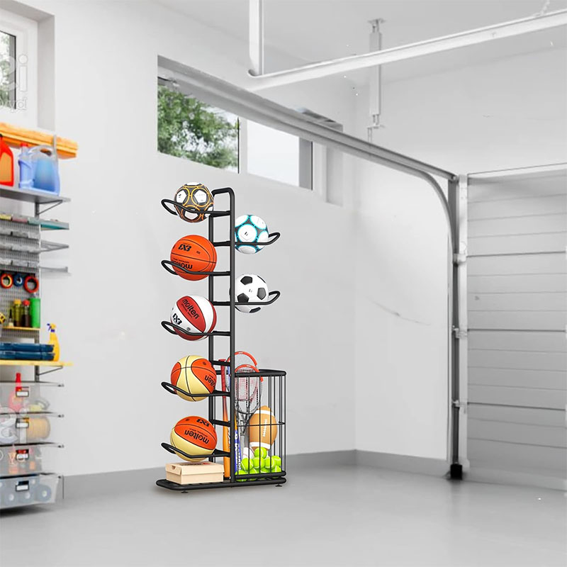 Sports Ball Storage Rack Baske - Badminton Bwf review and price