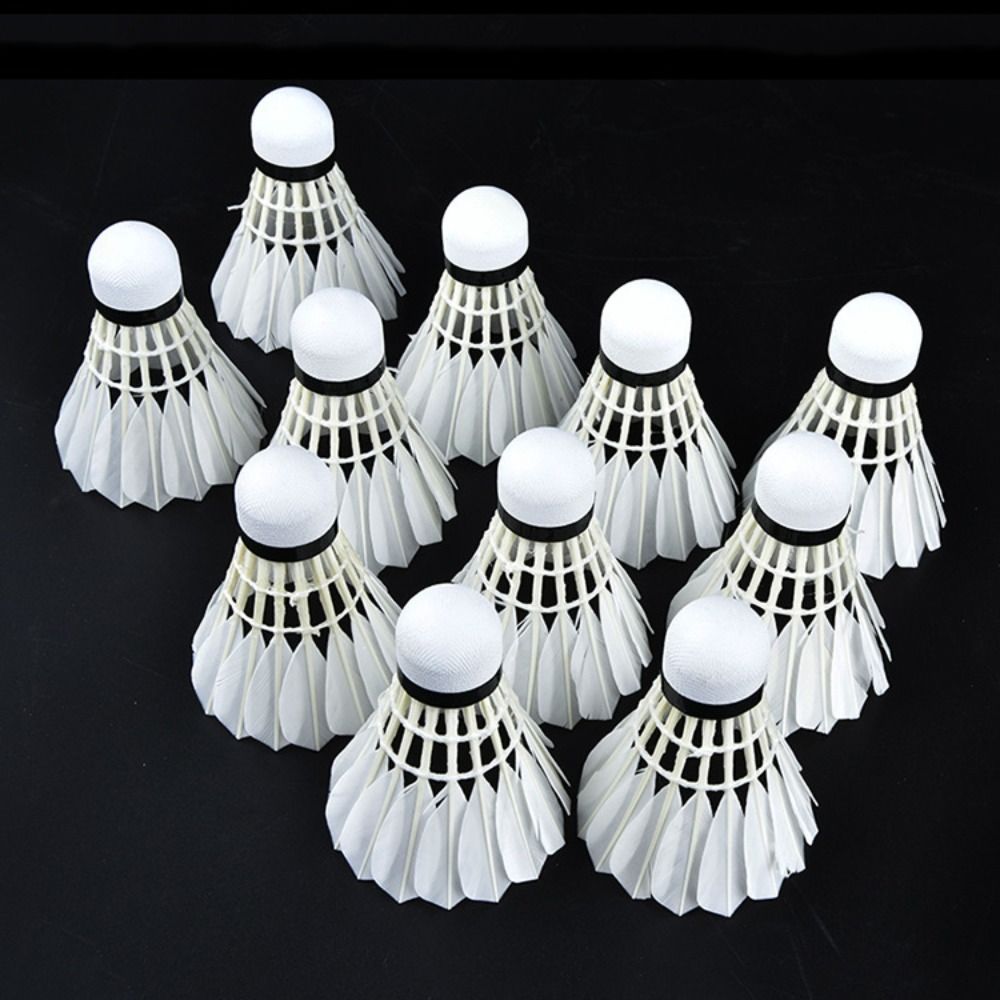 3/6/12Pcs New White Badminton  - Badminton Bwf review and price
