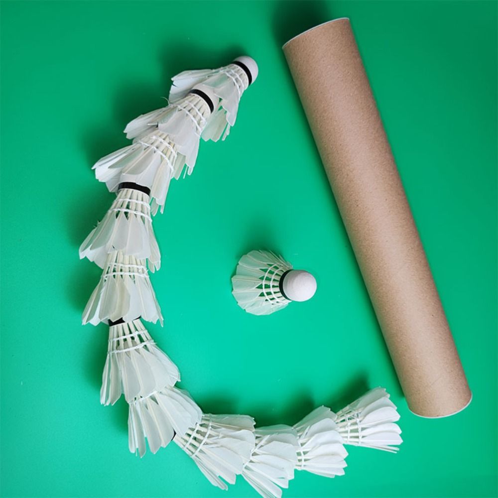 3/6/12Pcs New White Badminton  - Badminton Bwf review and price